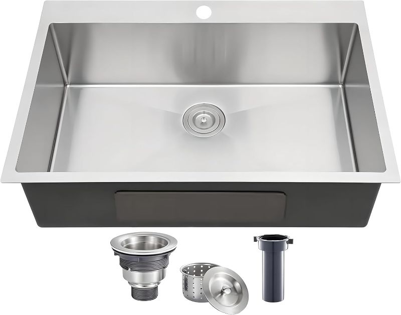 Photo 1 of 28x18 Inch Drop in Kitchen Sink