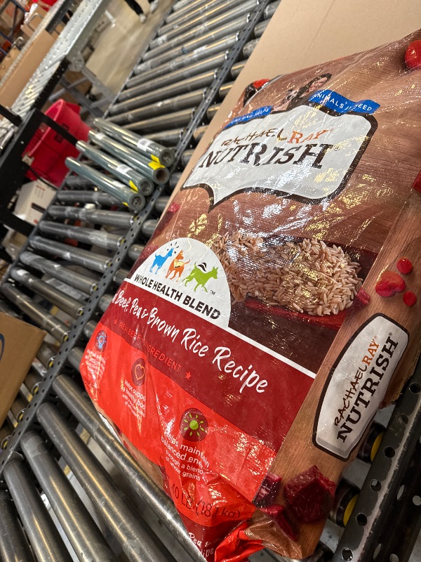 Photo 1 of Nutrish Dry Dog Food, Real Beef, Pea & Brown Rice Recipe Whole Health Blend for Adult Dogs, 40 lb. Bag, Packaging May Vary (Formerly Rachael Ray)