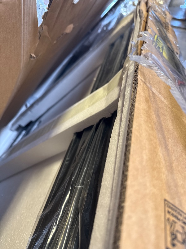 Photo 1 of 56-60" W x 76" H Double Sliding Shower Door, Semi-Frameless Shower Glass Door with 3/8" (10mm) Clear SGCC Tempered Glass with Nano Easy-Clean Coating, A02 Matte Black