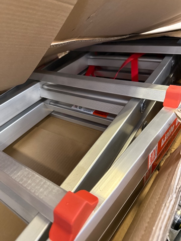 Photo 1 of Little Giant Ladder Systems, SkyScraper, M15, 8-15 foot, Stepladder, Aluminum, Type 1A, 300 lbs weight rating, (10109)
