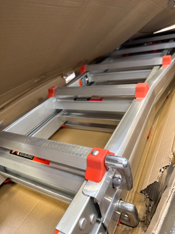 Photo 1 of Little Giant Ladder Systems, SkyScraper, M15, 8-15 foot, Stepladder, Aluminum, Type 1A, 300 lbs weight rating, (10109)
