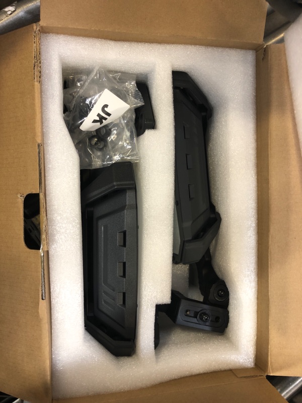 Photo 1 of JOYTUTUS Wrangler Mirrors Doors Off or Doors On with Integrated Spot Light Mount Compatible with Wrangler TJ JK & Unlimited 1997-2018, Side Mirrors Wider View No Vibrate & Wobble