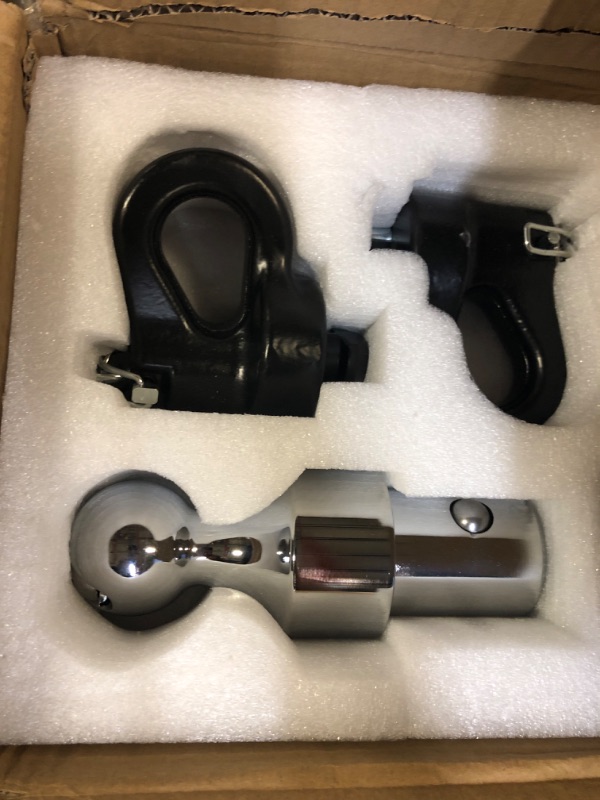 Photo 1 of 60692, Puck System Gooseneck Hitch Ball Kit, Compatible with 2013-2025 Ford F250 F350 F450, 2016-2025 Chevrolet Silverado, GMC Sierra & Nissan Titan XD, 30000 lbs GTW/ 7500 lbs VTW, 2-5/16 Inch Ball