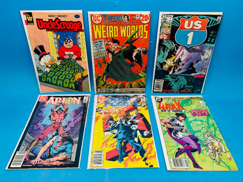 Photo 1 of 165011…6 vintage comics in plastic sleeves 