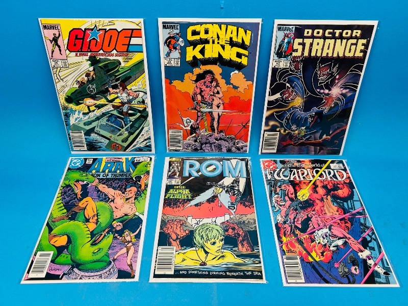 Photo 1 of 165012… 6 vintage comics in plastic sleeves 