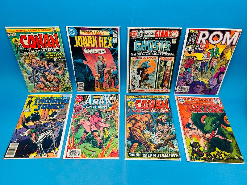 Photo 1 of 165014… 8 vintage comics in plastic sleeves 