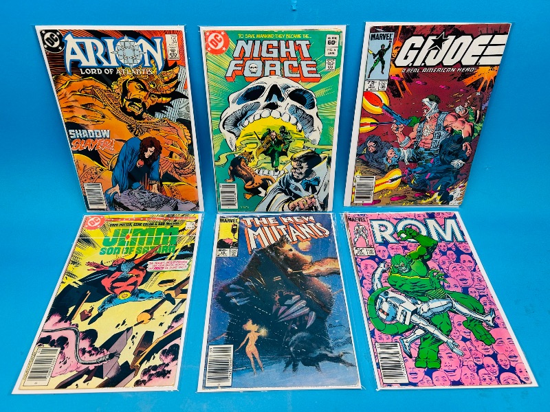 Photo 1 of 165020… 6 vintage comics in plastic sleeves 