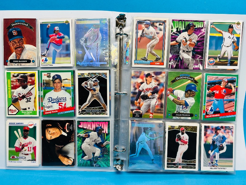 Photo 1 of 165024… final sale no returns/refunds-216 mixed baseball cards in binder 
