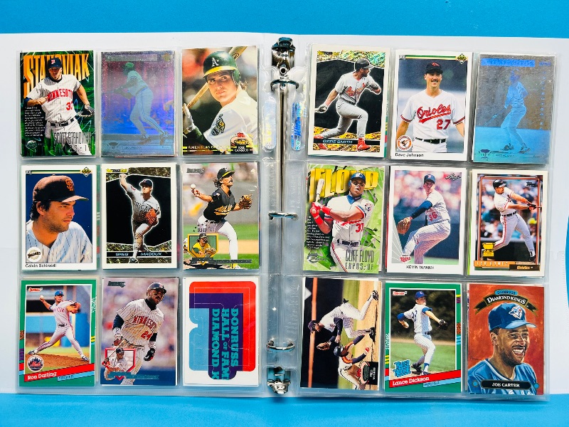 Photo 1 of 165024… final sale no returns/refunds-216 mixed baseball cards in binder 