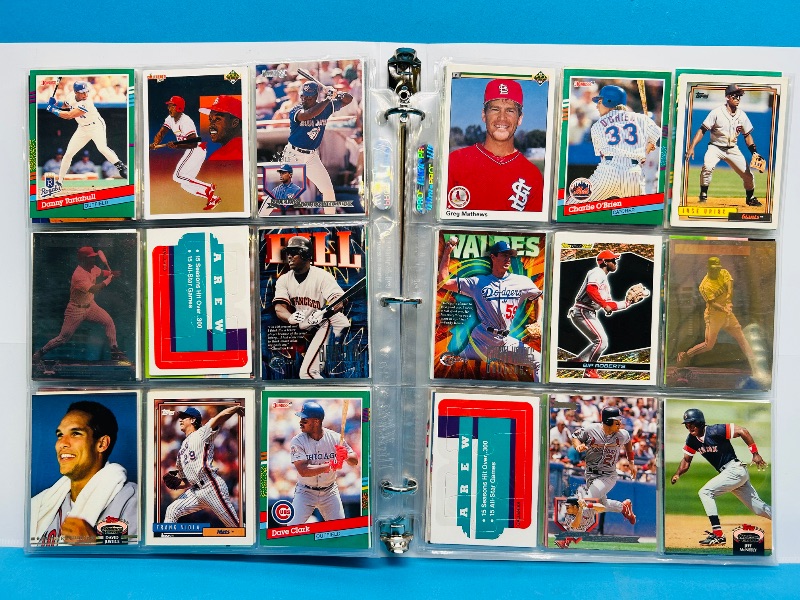 Photo 1 of 165024… final sale no returns/refunds-216 mixed baseball cards in binder 