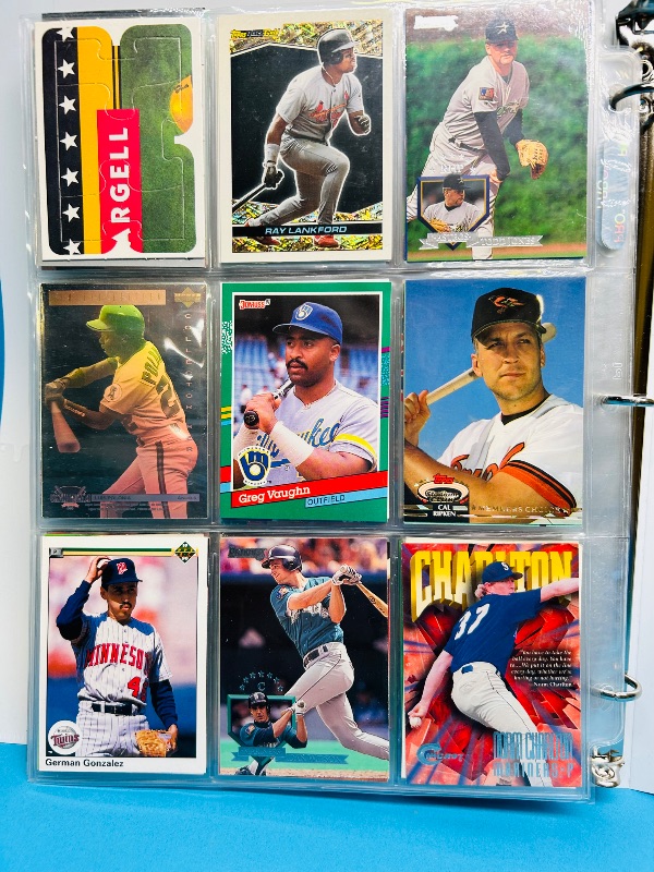 Photo 1 of 165024… final sale no returns/refunds-216 mixed baseball cards in binder 
