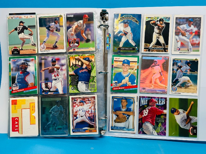 Photo 1 of 165024… final sale no returns/refunds-216 mixed baseball cards in binder 