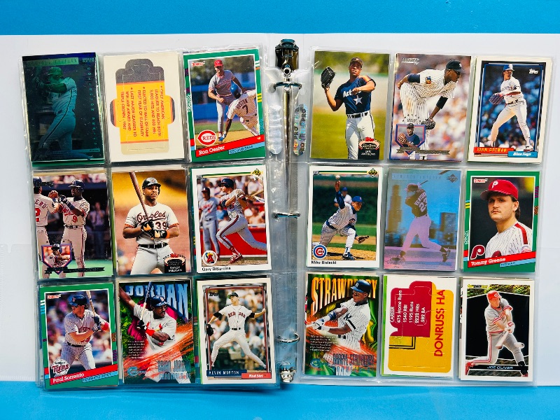 Photo 1 of 165024… final sale no returns/refunds-216 mixed baseball cards in binder 