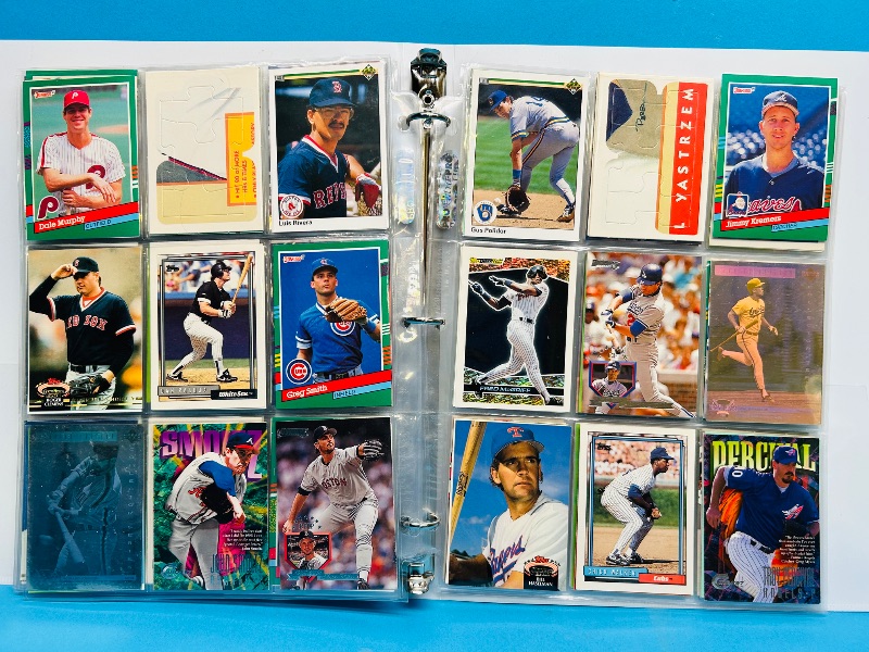 Photo 1 of 165024… final sale no returns/refunds-216 mixed baseball cards in binder 