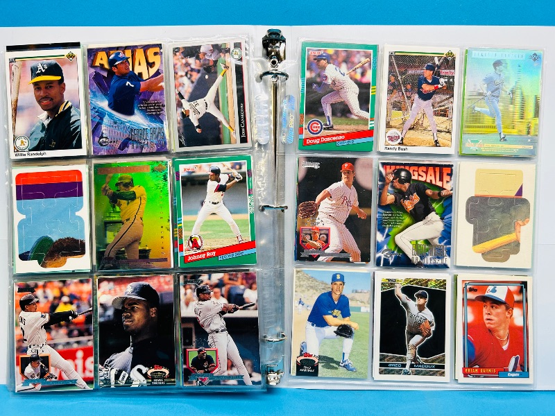Photo 1 of 165024… final sale no returns/refunds-216 mixed baseball cards in binder 