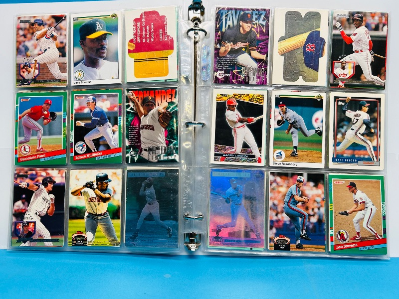 Photo 1 of 165024… final sale no returns/refunds-216 mixed baseball cards in binder 