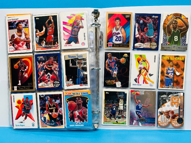 Photo 1 of 165025… final sale no returns/refunds-180 mixed basketball cards in binder 