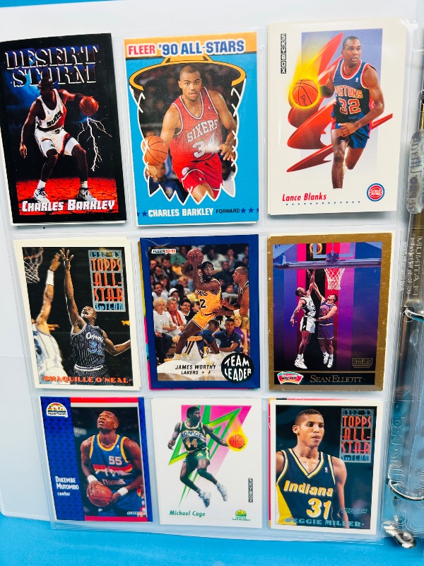 Photo 1 of 165025… final sale no returns/refunds-180 mixed basketball cards in binder 