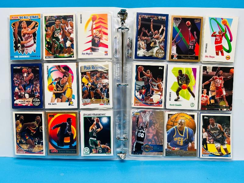 Photo 1 of 165025… final sale no returns/refunds-180 mixed basketball cards in binder 