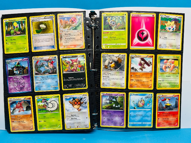 Photo 1 of 165027…  final sale no returns/refunds-180 mixed Pokémon cards in binder 