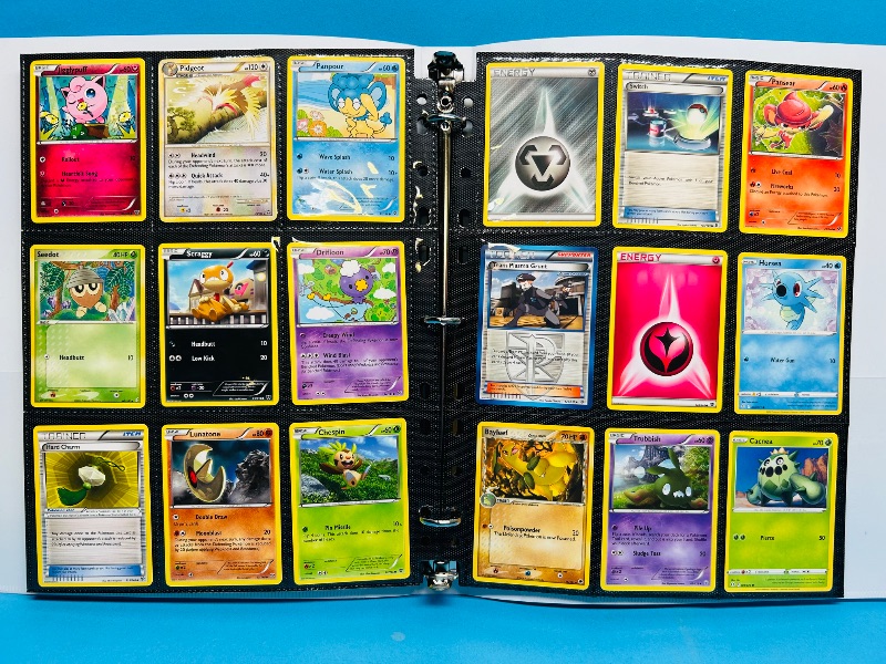 Photo 1 of 165027…  final sale no returns/refunds-180 mixed Pokémon cards in binder 
