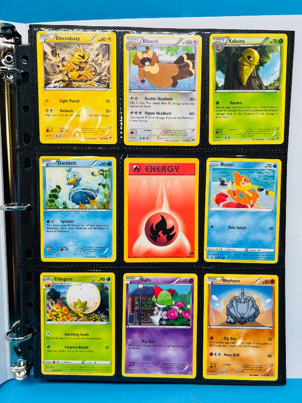 Photo 1 of 165027…  final sale no returns/refunds-180 mixed Pokémon cards in binder 