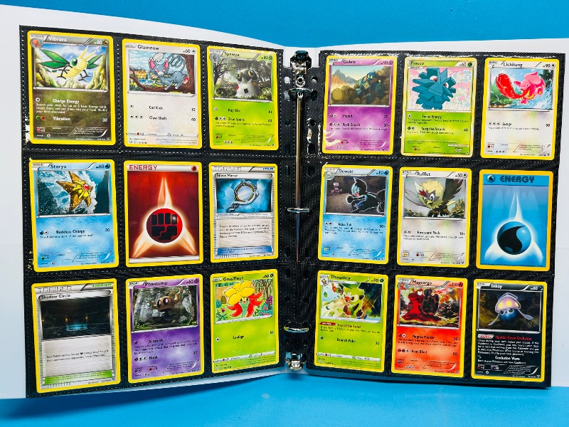 Photo 1 of 165027…  final sale no returns/refunds-180 mixed Pokémon cards in binder 