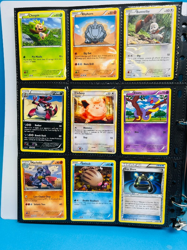 Photo 1 of 165027…  final sale no returns/refunds-180 mixed Pokémon cards in binder 