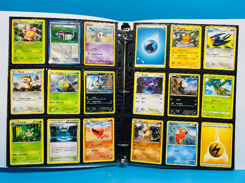 Photo 1 of 165027…  final sale no returns/refunds-180 mixed Pokémon cards in binder 