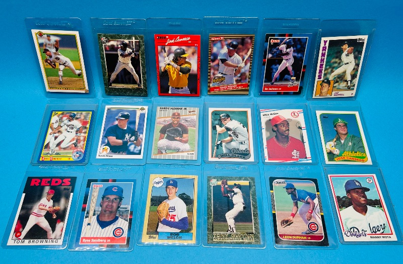 Photo 1 of 165059… mixed baseball cards in hard plastic sleeves 