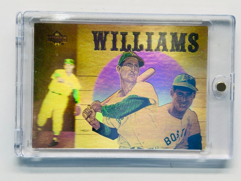 Photo 1 of 165064…Hologram Ted Williams card in hard plastic case