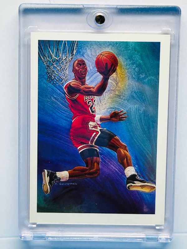 Photo 1 of 165071…Michael Jordan card 358 in hard plastic case