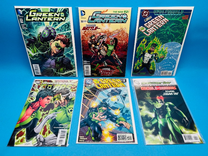 Photo 1 of 165106…6 green lantern comics in plastic sleeves 