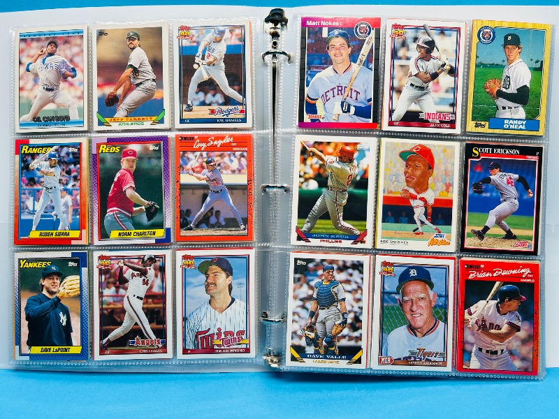 Photo 1 of 165118…final sale no returns/refunds-360 mixed baseball cards in binder