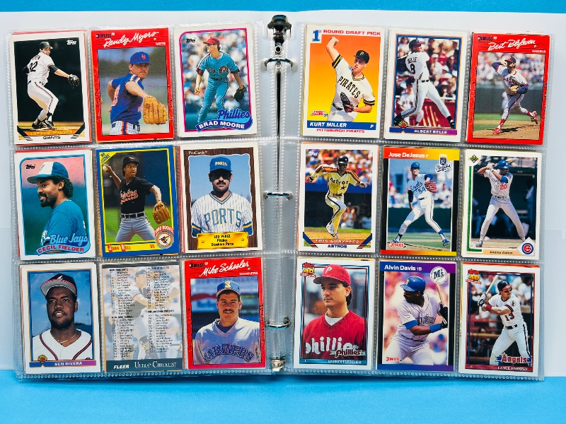 Photo 1 of 165118…final sale no returns/refunds-360 mixed baseball cards in binder