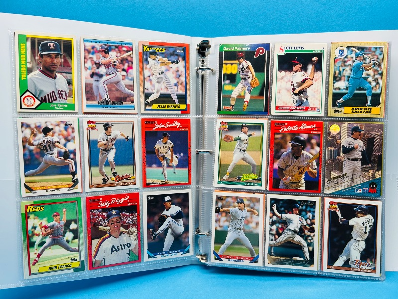 Photo 1 of 165118…final sale no returns/refunds-360 mixed baseball cards in binder