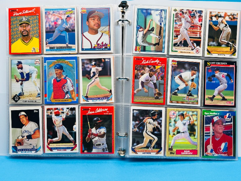 Photo 1 of 165118…final sale no returns/refunds-360 mixed baseball cards in binder