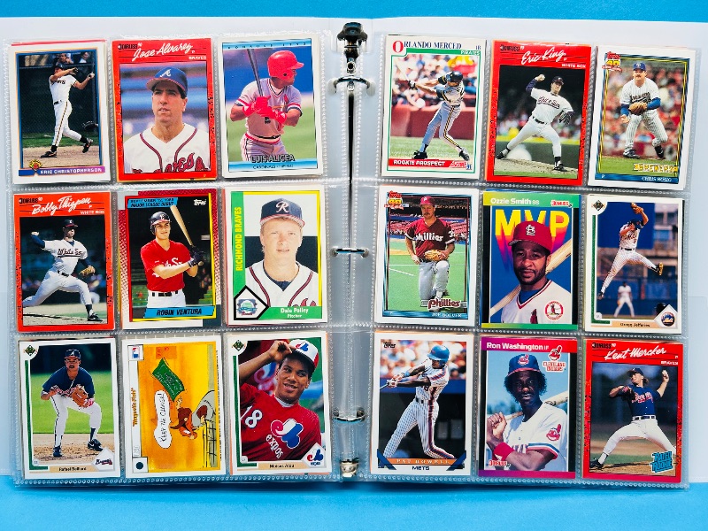Photo 1 of 165118…final sale no returns/refunds-360 mixed baseball cards in binder