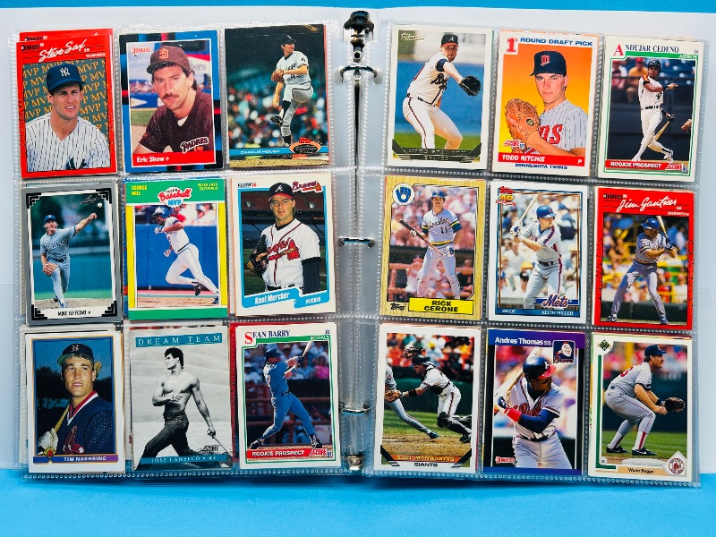 Photo 1 of 165118…final sale no returns/refunds-360 mixed baseball cards in binder