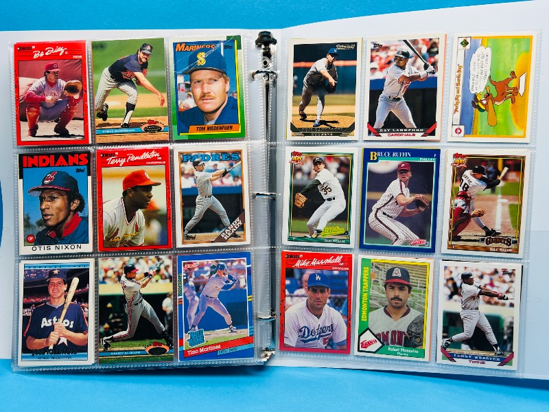 Photo 1 of 165118…final sale no returns/refunds-360 mixed baseball cards in binder