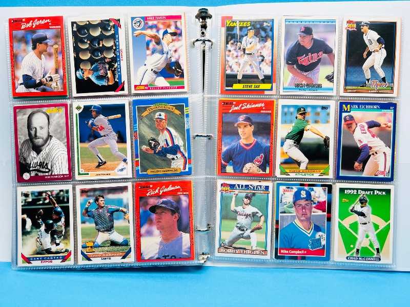 Photo 1 of 165118…final sale no returns/refunds-360 mixed baseball cards in binder