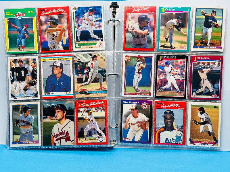 Photo 1 of 165118…final sale no returns/refunds-360 mixed baseball cards in binder