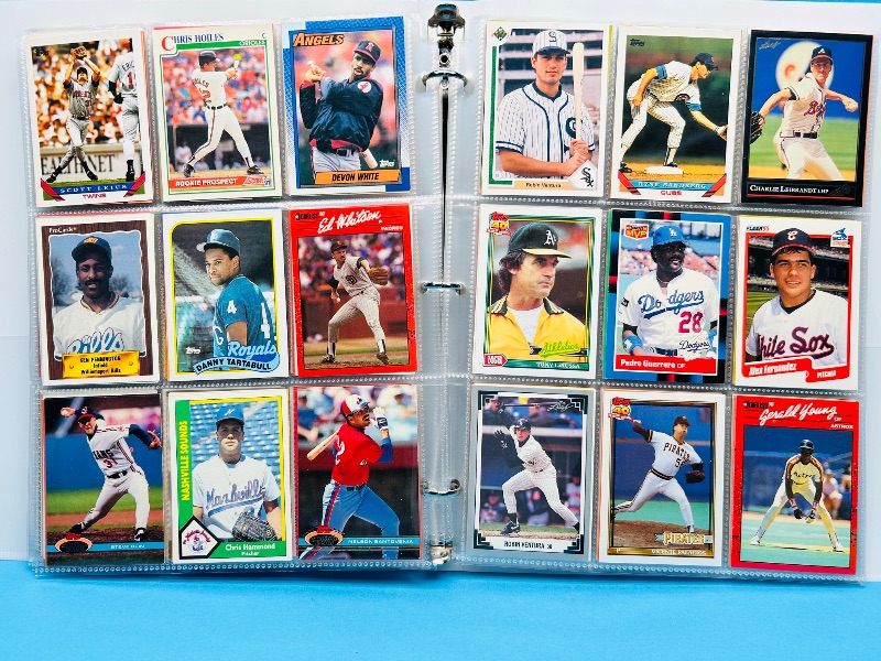 Photo 1 of 165118…final sale no returns/refunds-360 mixed baseball cards in binder