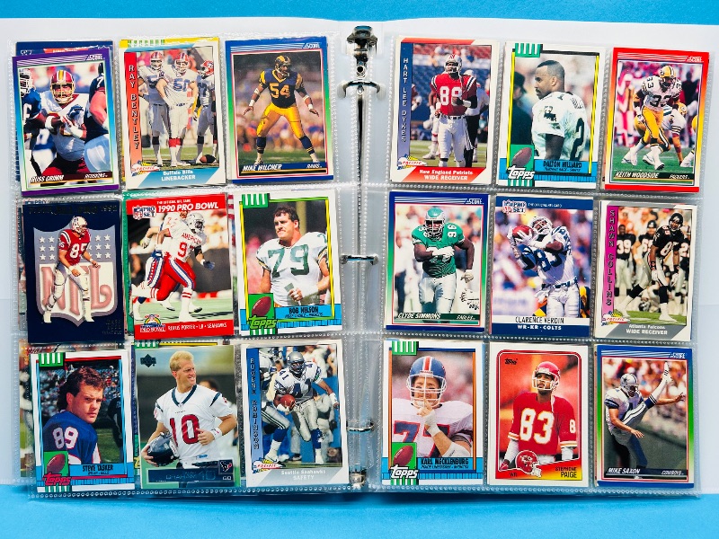 Photo 1 of 165120… final sale no returns/refunds-360 mixed football cards in binder