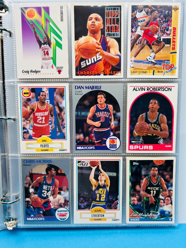 Photo 1 of 165121… final sale no returns/refunds-180 mixed basketball cards in binder