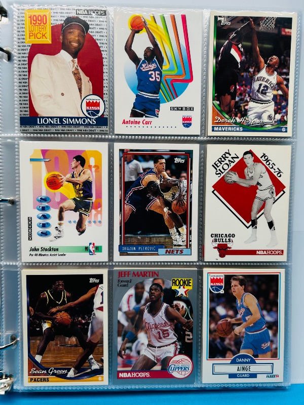 Photo 1 of 165121… final sale no returns/refunds-180 mixed basketball cards in binder