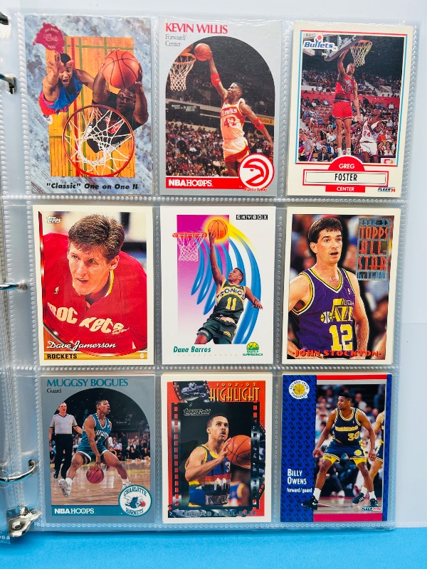 Photo 1 of 165121… final sale no returns/refunds-180 mixed basketball cards in binder
