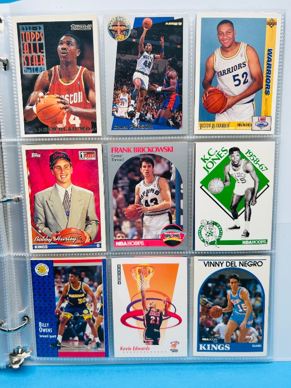 Photo 1 of 165121… final sale no returns/refunds-180 mixed basketball cards in binder