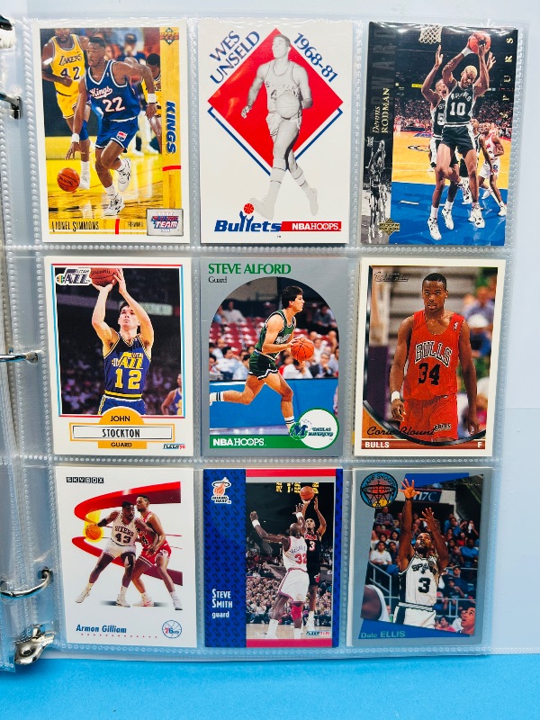 Photo 1 of 165121… final sale no returns/refunds-180 mixed basketball cards in binder