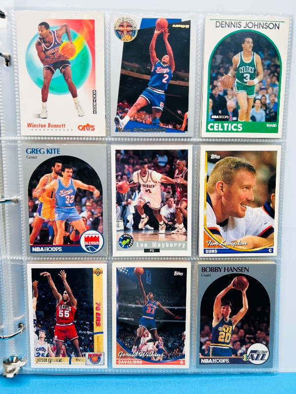 Photo 1 of 165121… final sale no returns/refunds-180 mixed basketball cards in binder